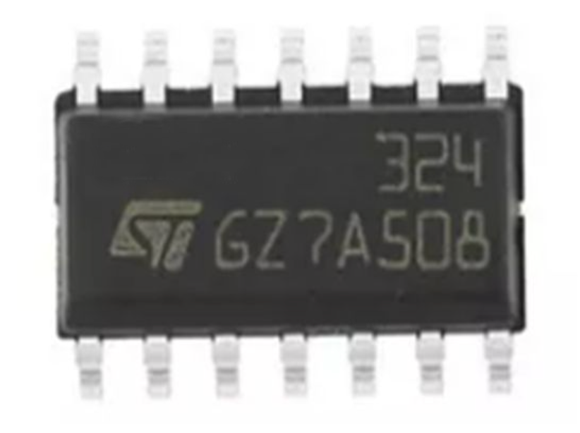 Surface Mount LM324DT SOIC-14 Chip Quad-channel Operational Amplifier IC Chip