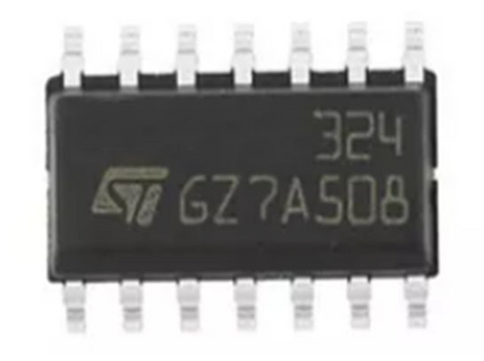 Surface Mount LM324DT SOIC-14 Chip Quad-channel Operational Amplifier IC Chip