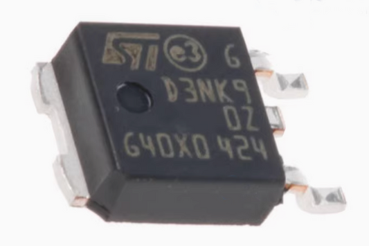 Electronic Components MOSFET STD3NK90ZT4 D3NK90Z TO-252-2 N Channel 900V 3A MOS Transistors