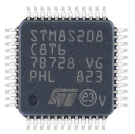Original STM8S208C8T6 LQFP-48 24MHz/64KB Flash 8-bit Microcontroller-MCU Product Category ICs